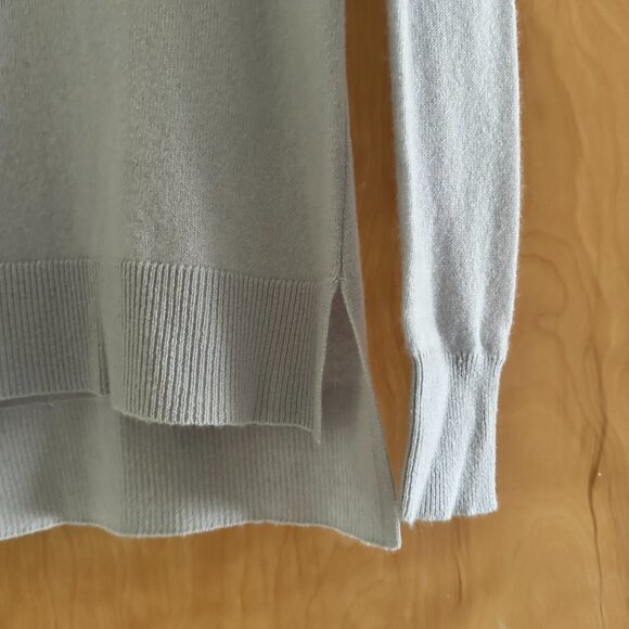 Women's Light Blue Crew Neck Sweater - Picture 2 of 7